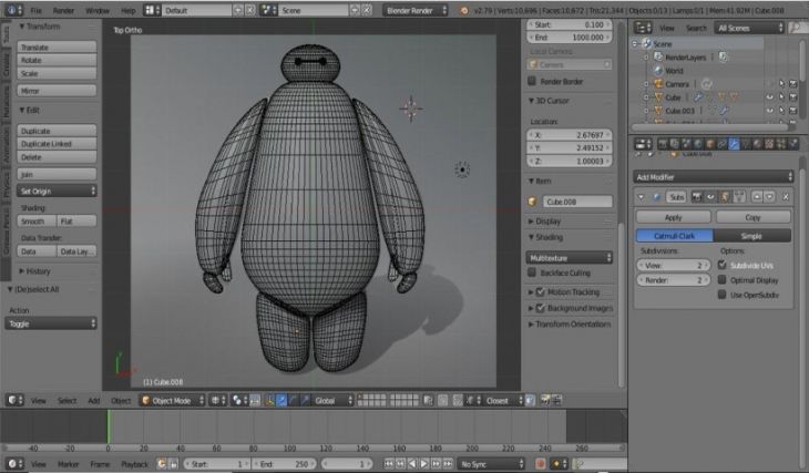 Diseño 3D en Blender Diseño 3D en Blender